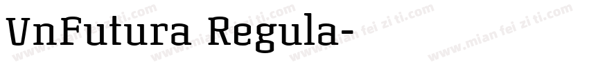 VnFutura Regula字体转换